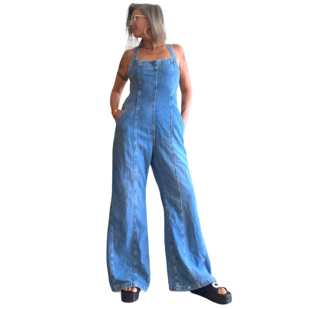 Free People Denim Jumpsuit *NEW